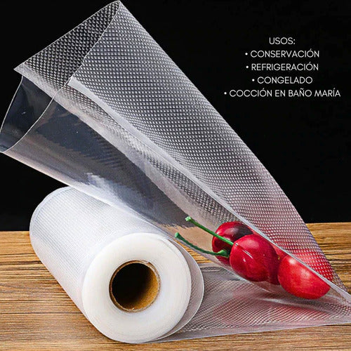 Rollo de bolsa x 5 mts para selladora al vacío