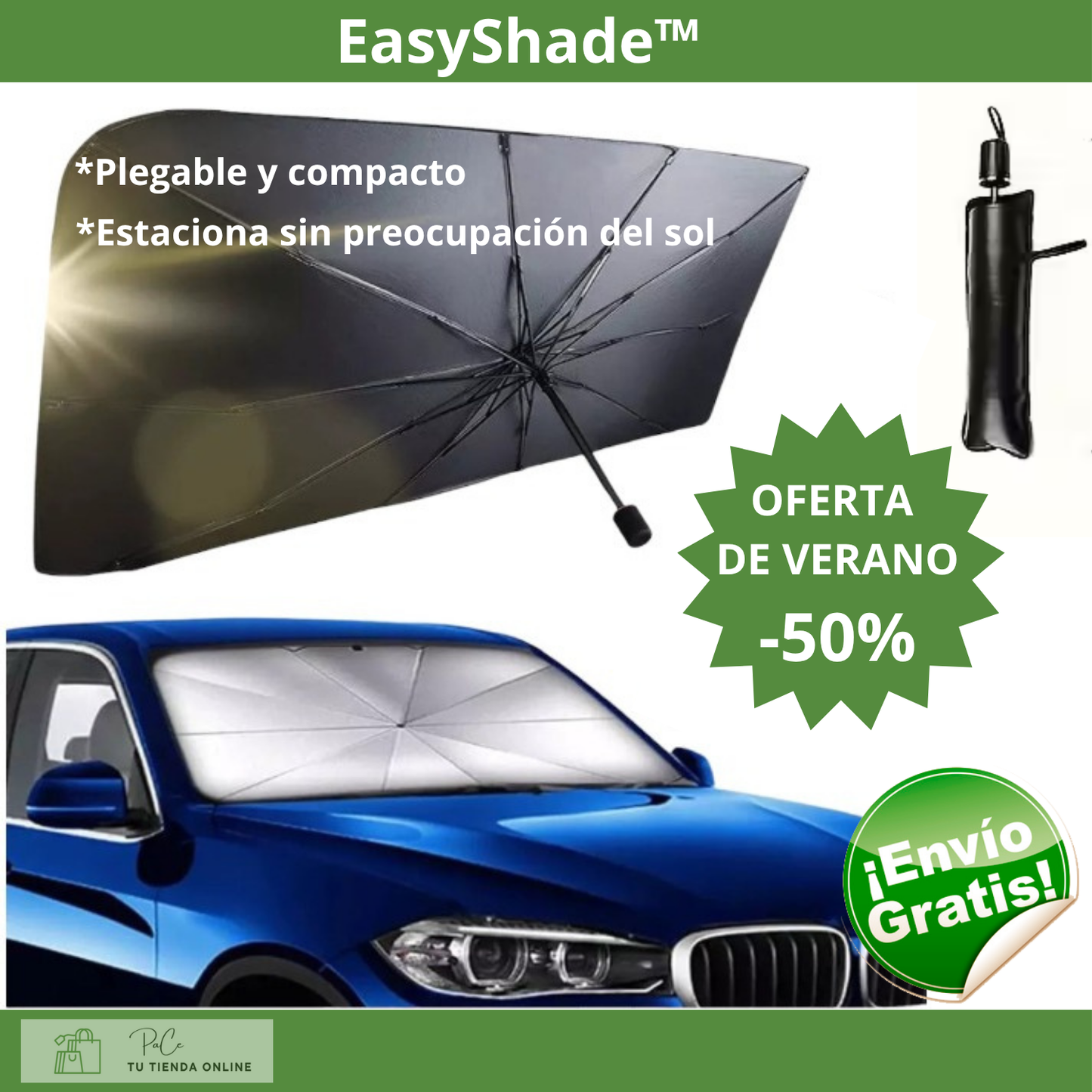 Parasol plegable para autos EasyShade™
