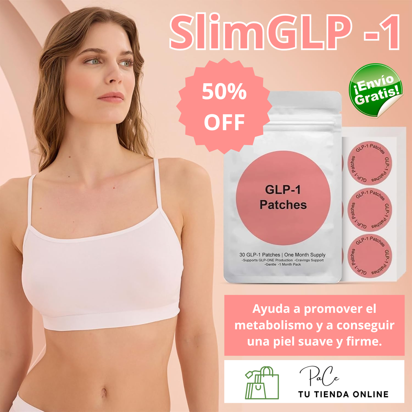 Parches GLP-1  SlimGLP1